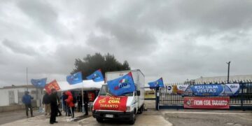 Fiom e Uilm, no trasferimento Vesta da Taranto, undicesimo giorno di sciopero